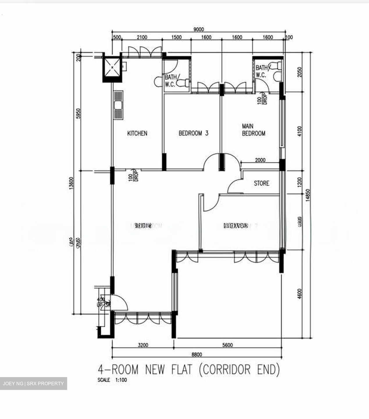 Blk 235 Yishun Street 21 (Yishun), HDB 4 Rooms #557149441